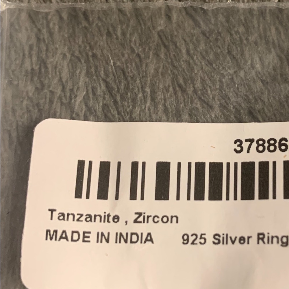 Genuine tanzanite ring 925 sterling silver - Picture 9 of 9